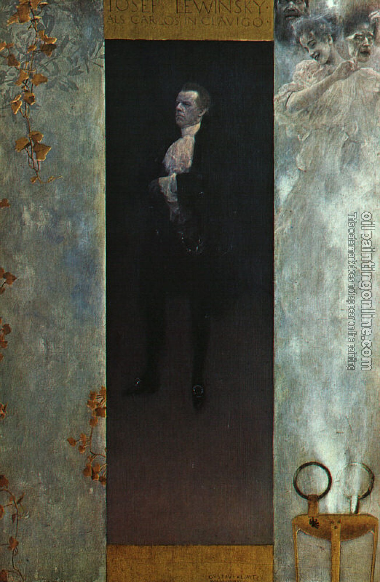 Klimt, Gustav - Oil On Canvas